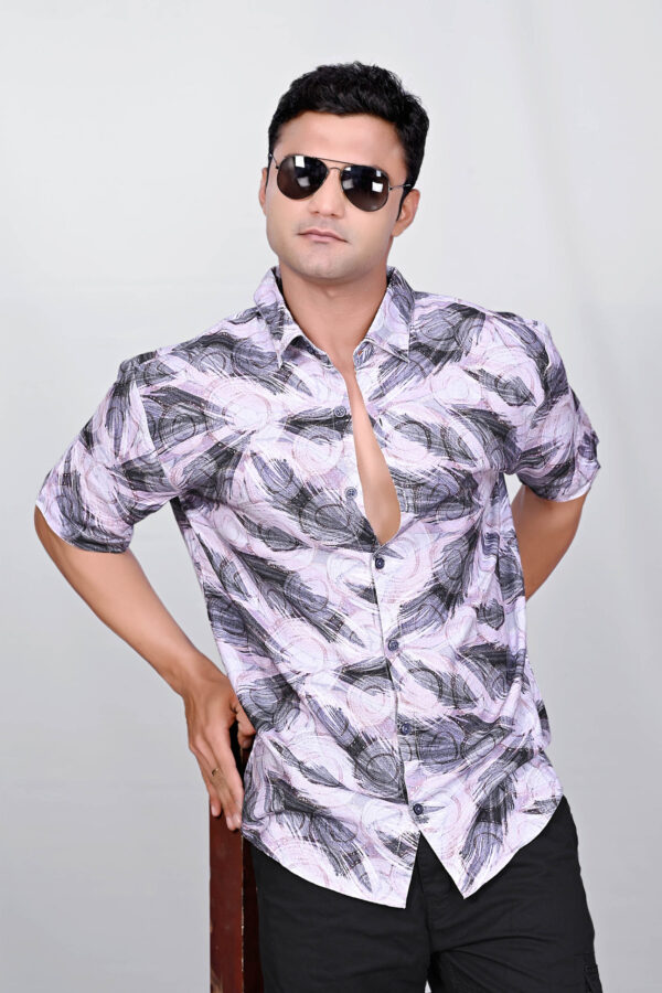 Graphite Swirl Summer Shirt