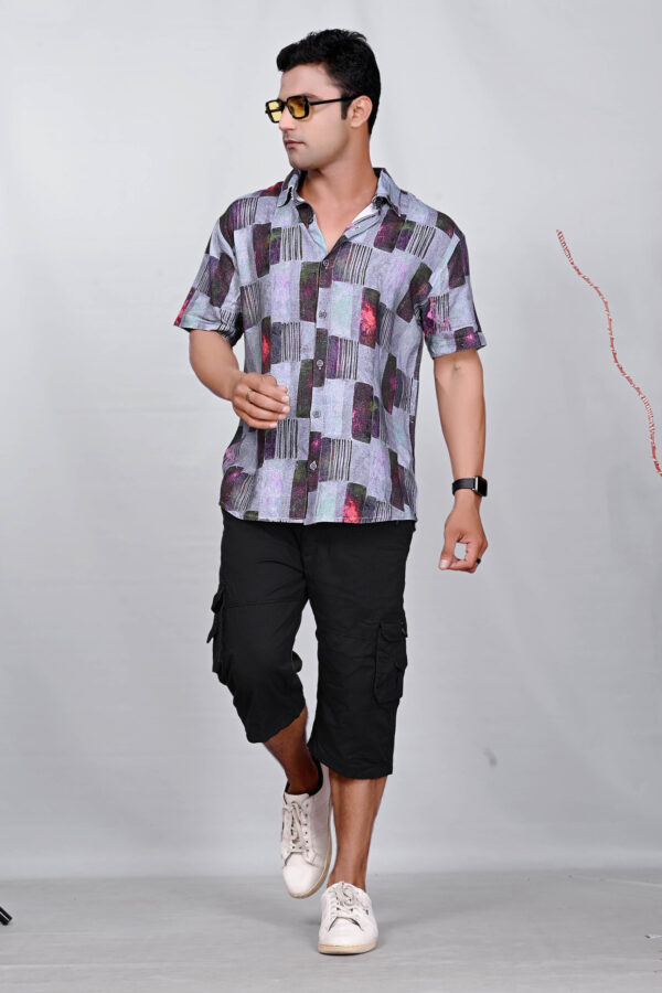 Galactic Brushstroke Short Sleeve Shirt