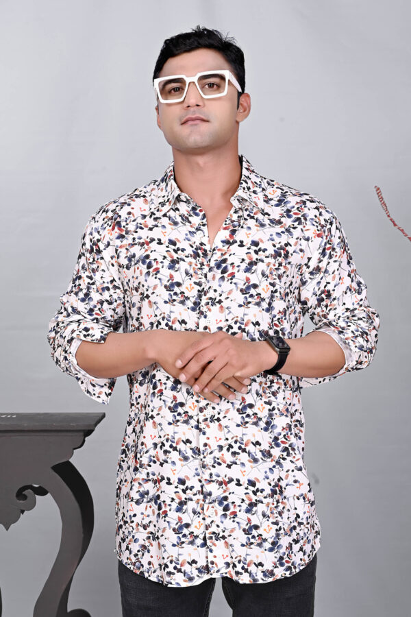 Urban Splatter Slim-Fit Shirt