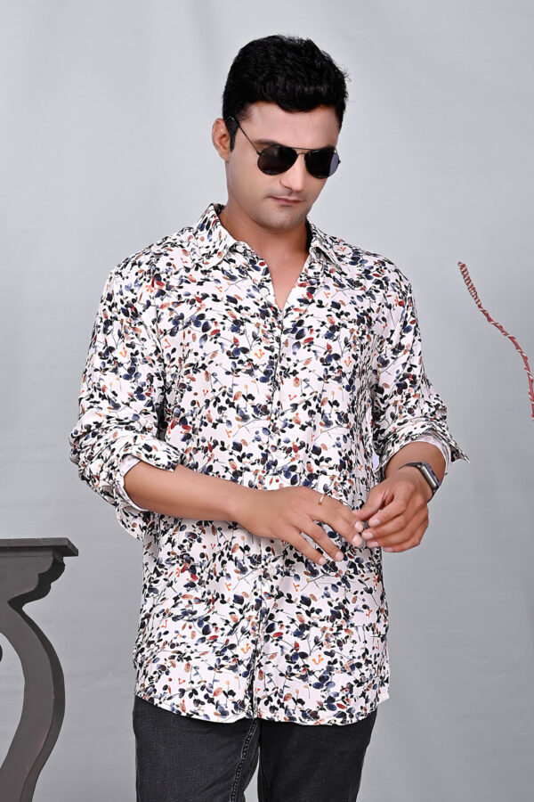 Urban Splatter Slim-Fit Shirt