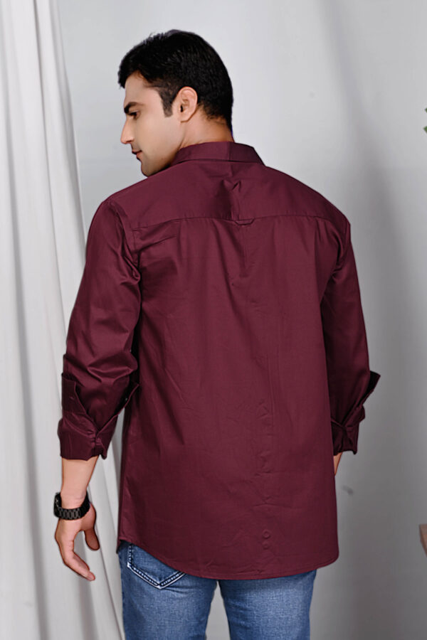 Bordeaux Brilliance Slim Fit Shirt