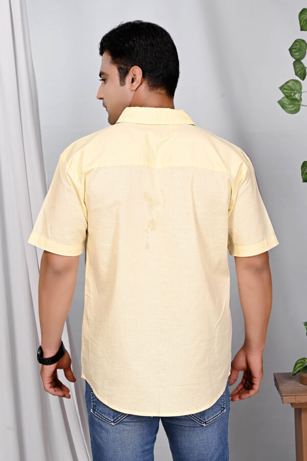 Sunlit Serenity Cotton Shirt